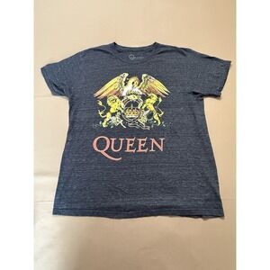 Queen Classic Lions Rock Band Graphic T Shirts Size L ‎ Dark Gray
